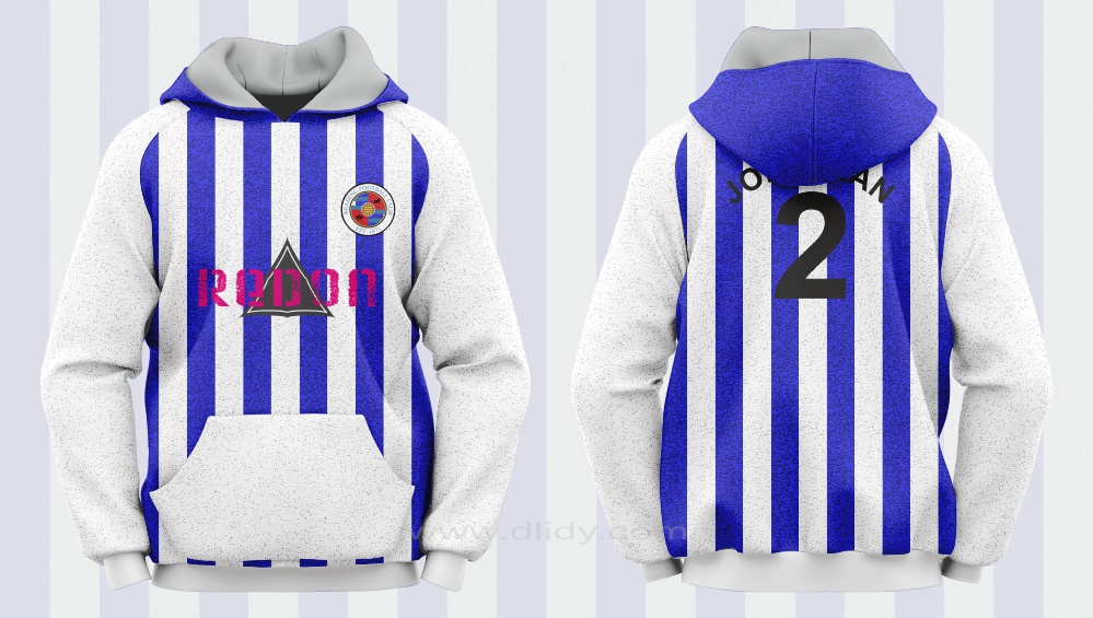 White Raglan Hoodie, Raglan Sports Hoodie, Number 2 Hoodie, Name print Hoodie, Striped print Hoodie, White & Blue Hoodie, Texture Hoodie, Huddersfiel FC Jersey