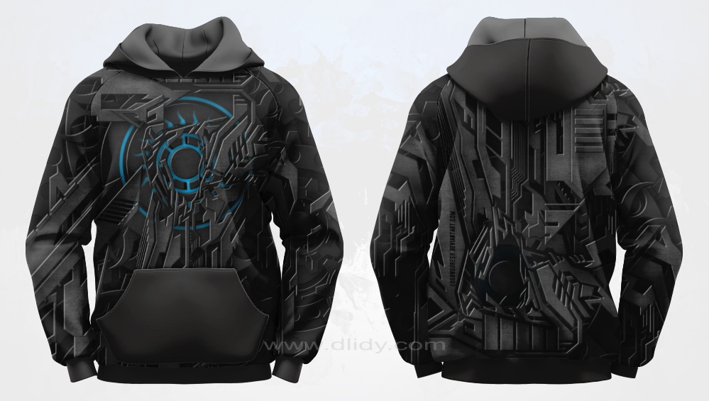 Electronic Hoodie, Engine Print Hoodie, Motorcycle Hoodie, Dark Grey Hoodie, Blackish Hoodie
